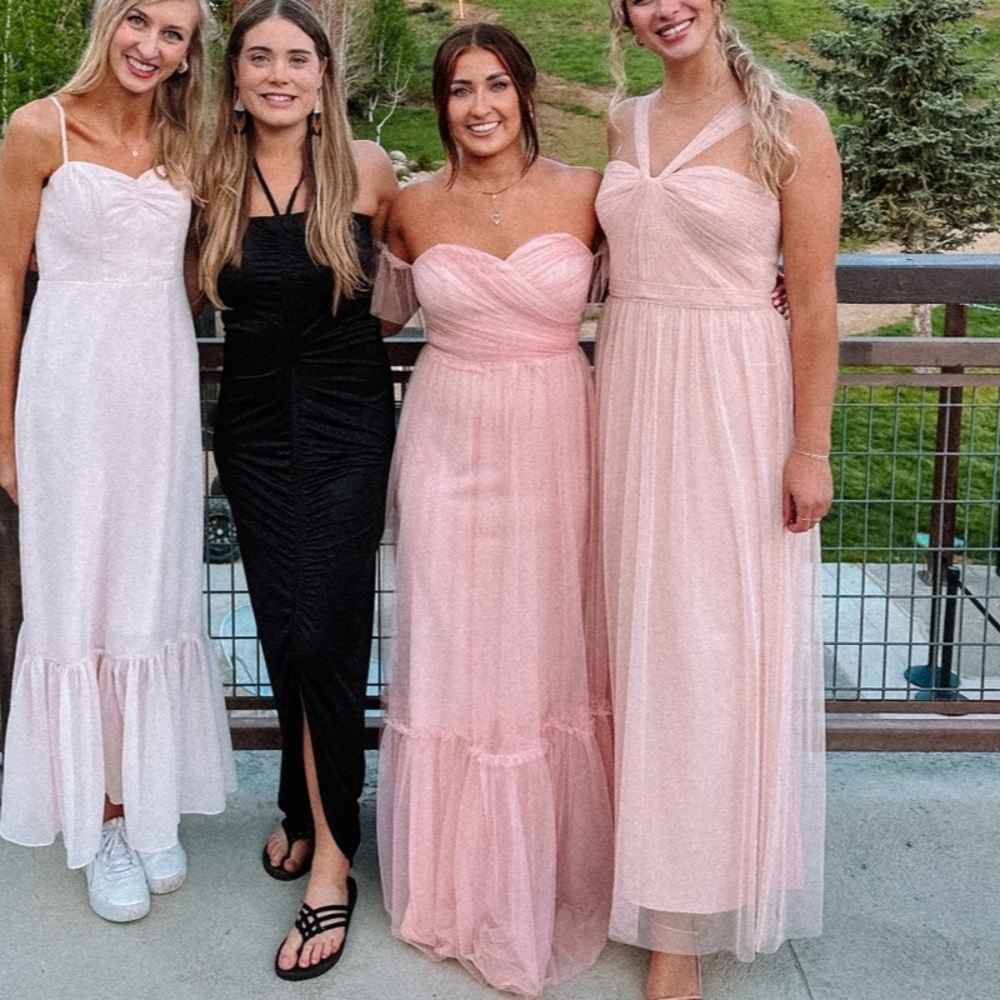 Light Pink Bridesmaid Dress
